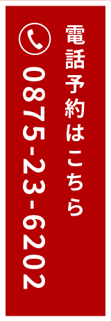 電話予約はこちら：0875-23-6202